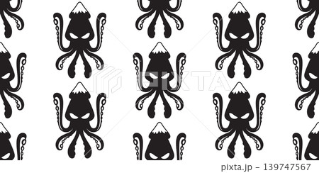 squid seamless pattern octopus fish doodle vector icon cartoon ocean sea doodle tile background gift wrapping paper repeat wallpaper illustration scarf isolated animal design squid seamless pattern octopus fish doodle vector icon cartoon ocean sea doodle tile background gift wrapping paper repeat wallpaper illustration scarf isolated animal design 139747567