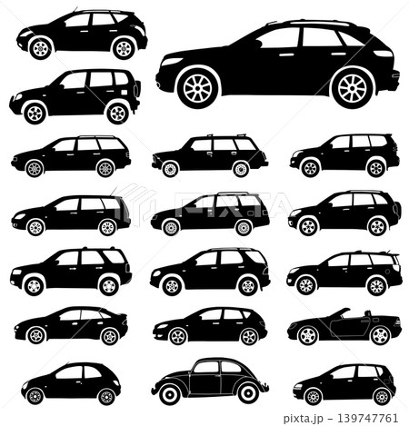 Silhouette cars Silhouette cars 139747761