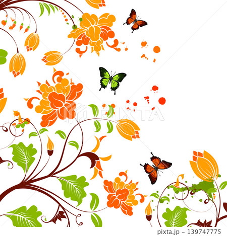 Flower Frame 139747775