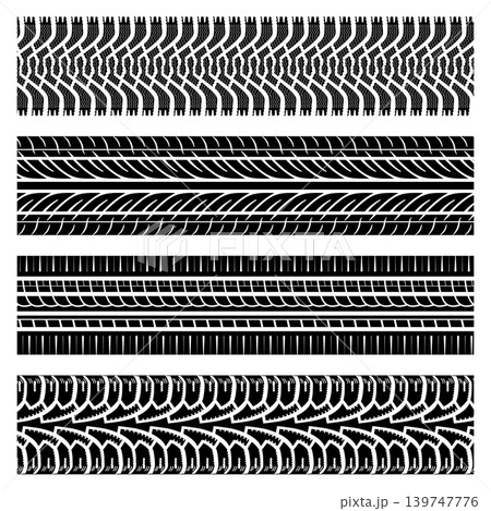 Tire Tracks Tire Tracks 139747776