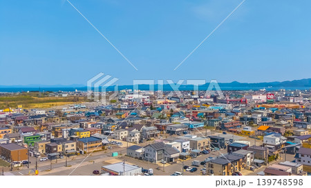 April 26 2026 Aomori City Aerial View Toward Bay And Mountains 139748598