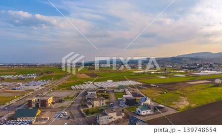 April 26 2026 Shin Hakodate Hokuto Rural Farmland Evening Landscape April 26 2026 Shin Hakodate Hokuto Rural Farmland Evening Landscape 139748654