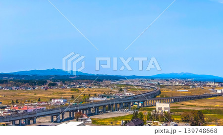April 26 2026 Shin Aomori Station Shinkansen Viaduct And Farmland April 26 2026 Shin Aomori Station Shinkansen Viaduct And Farmland 139748668