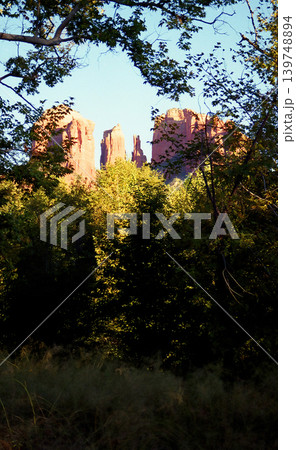 Film Image Cathedral Rock Sedona Arizona Film Image Cathedral Rock Sedona Arizona 139748894