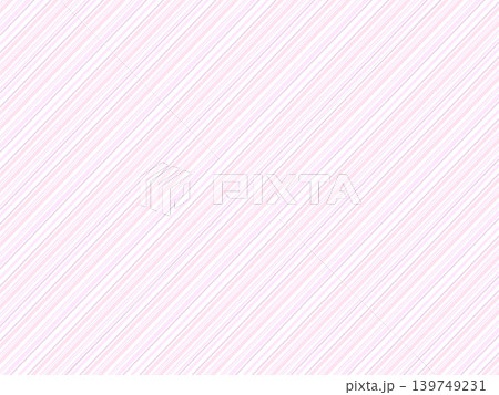 パステルピンクの斜めストライプ背景 139749231