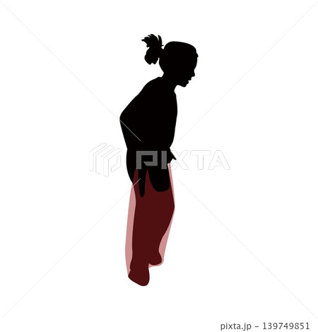 a girl jumping silhouette vector a girl jumping silhouette vector 139749851
