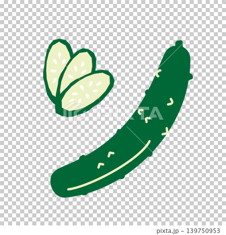 きゅうりのベクターイラスト 139750953