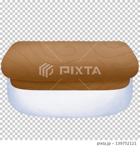 Glass food storage containers hand drawn illustration Glass food storage containers hand drawn illustration 139752121