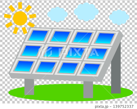 Solar panel illustration material 4 Solar panel illustration material 4 139752337