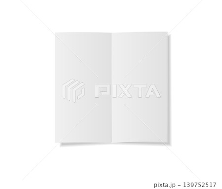 Vector mock up of an open notebook with blank white pages, realistic shadow, and horizontal orientation perfect for branding templates and cover designs. Vector mock up of an open notebook with blank white pages, realistic shadow, and horizontal orientation perfect for branding templates and cover designs. 139752517