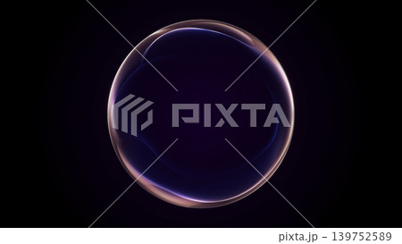 Dark purple glass sphere with soft plasma rim light on black background, elegant futuristic digital orb for technology, science, luxury branding and abstract visuals. Dark purple glass sphere with soft plasma rim light on black background, elegant futuristic digital orb for technology, science, luxury branding and abstract visuals. 139752589