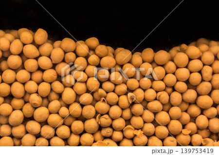 Crispy snack food eat nutrition delicious nut shelled organic dry background Crispy snack food eat nutrition delicious nut shelled organic dry background 139753419