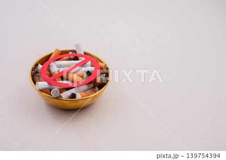 Concept of world no tobacco day. Smoking kills, cancer disease Concept of world no tobacco day. Smoking kills, cancer disease 139754394