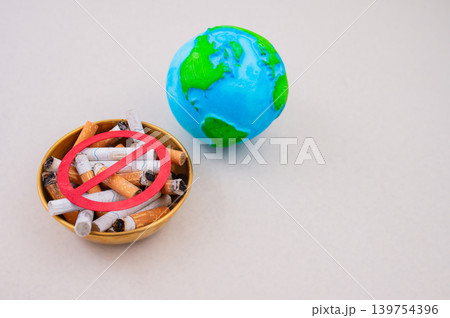 Concept of world no tobacco day. Smoking kills, cancer disease Concept of world no tobacco day. Smoking kills, cancer disease 139754396