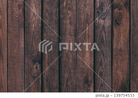 Dark brown wood texture or background. 139754533