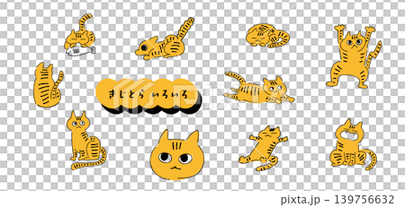 きじとらねこいろいろ|カラー きじとらねこいろいろ|カラー 139756632