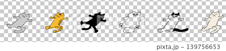 Lazy & Belly-up cat | Color Lazy & Belly-up cat | Color 139756653