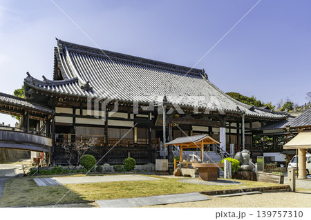 三門周辺 妙林寺 本堂 岡山県岡山市 三門周辺 妙林寺 本堂 岡山県岡山市 139757310