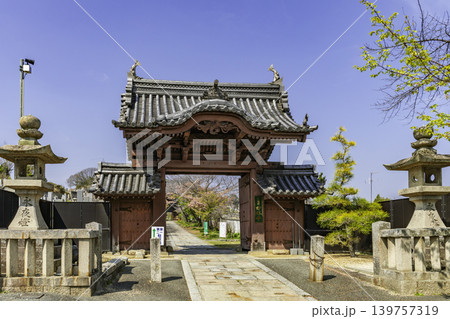 三門周辺 妙林寺 山門 岡山県岡山市 三門周辺 妙林寺 山門 岡山県岡山市 139757319