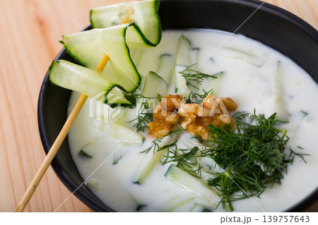 Chilled soup Tarator 139757643