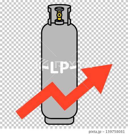 価格高騰するプロパンガス 139758081