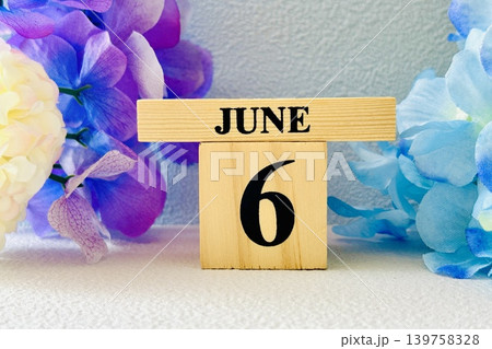 6月のイメージとアジサイ 6月のイメージとアジサイ 139758328