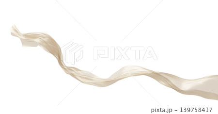 Sheer Champagne gold fabric flowing in the wind isolated on white background with copy space design element for fashion, cosmetic branding 3D render Sheer Champagne gold fabric flowing in the wind isolated on white background with copy space design element for fashion, cosmetic branding 3D render 139758417