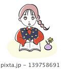 本を読んでいる女の子 139758691