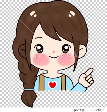 Cute Girl Sticker Pack 139759053