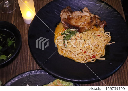 Gourmet Pasta with Chicken and Candlelight Dinner Gourmet Pasta with Chicken and Candlelight Dinner 139759500
