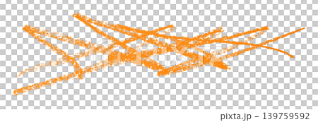 orange pencil strokes isolated on transparent background orange pencil strokes isolated on transparent background 139759592