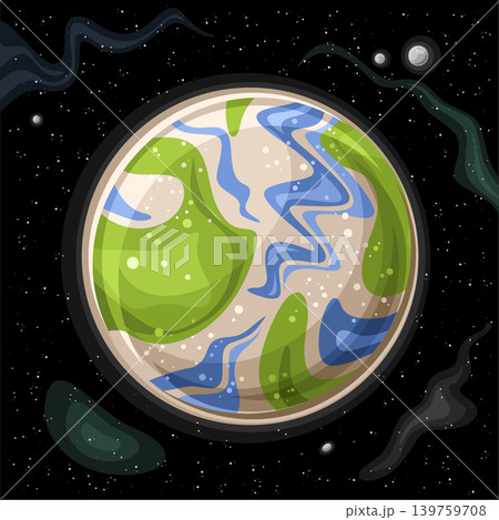 Vector exotic Planet 139759708