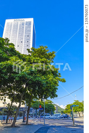 Rio de Janeiro Brazil Copacaban City Downtown Street Cityscape Skyline. 139760073