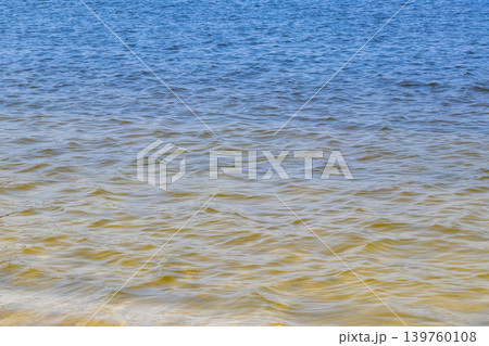 Urca Botafogo Beach Water Waves in Rio de Janeiro Brazil. 139760108
