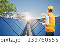 Engineer or technician work at small modular nuclear reactors 139760555