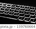 Beautiful colorful modern keyboard with white backlight 139760664