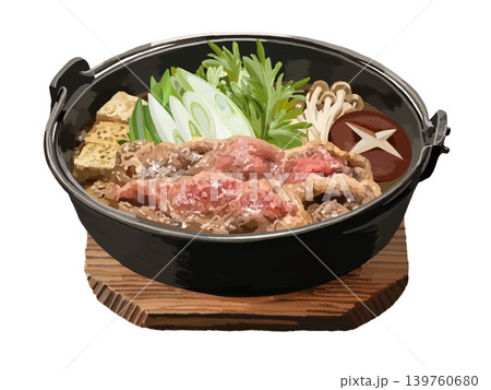 すき焼き鍋(鍋敷き付き) すき焼き鍋(鍋敷き付き) 139760680