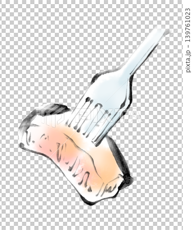 墨絵イラスト 筆書き 和牛ステーキ 墨絵イラスト 筆書き 和牛ステーキ 139761023