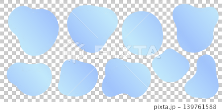 Abstract fluid shape material illustration Abstract fluid shape material illustration 139761588