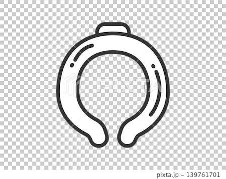 ネッククーラーのアイコン（線画）のイラスト 139761701