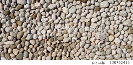 Pebble Stone Wall Texture Background Pebble Stone Wall Texture Background 139762416