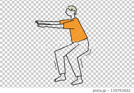 筋トレに励む女性 139763682