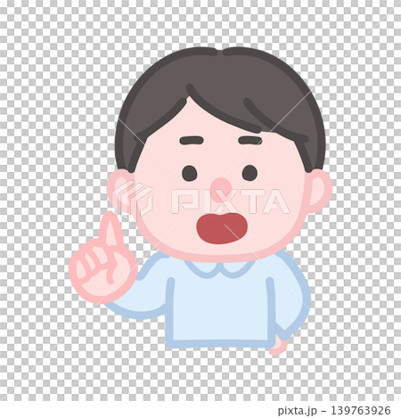 A man pointing at a finger 139763926