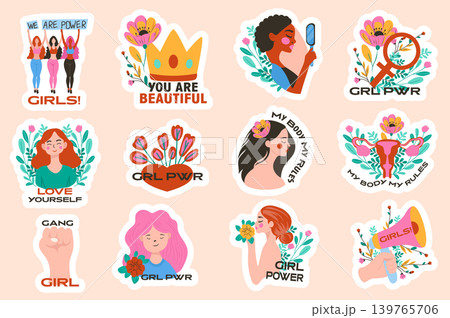 Feminism Stickers 139765706