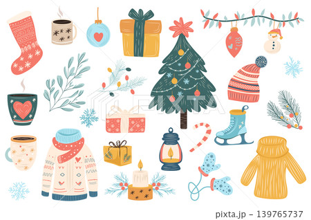 Christmas Set Elements Christmas Set Elements 139765737