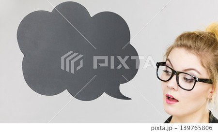 Business woman intensive thinking Business woman intensive thinking 139765806