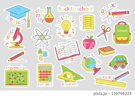 School Stickers 139766223