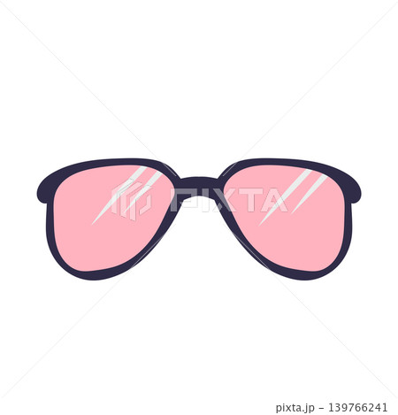 Cycling sunglasses in flat design. Sport goggles for biking, fashion eyewear. Vector illustration isolated. Cycling sunglasses in flat design. Sport goggles for biking, fashion eyewear. Vector illustration isolated. 139766241