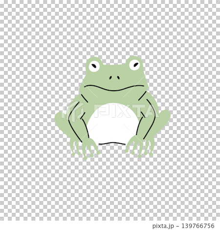 Illustration of a cute frog Illustration of a cute frog 139766756