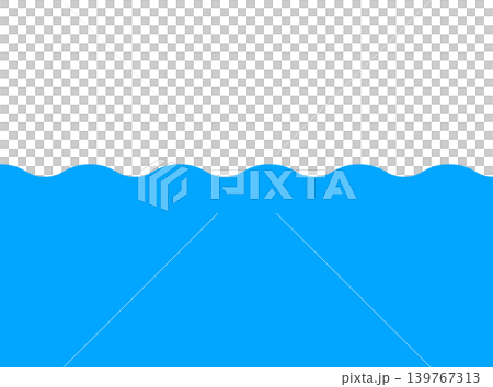 Wave background material, flat design Wave background material, flat design 139767313
